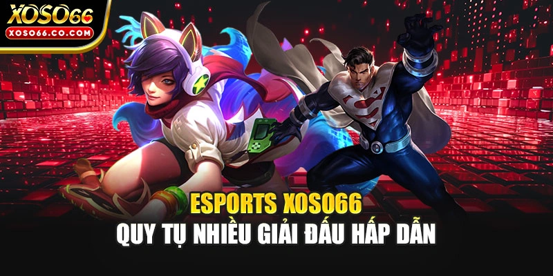 Esports XOSO66 quy tụ nhiều giải đấu hấp dẫn